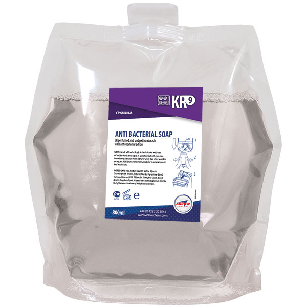 KR9 Anti Bacterial Soap Pouch 800ml