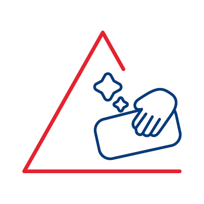 Flexible cleaning icon